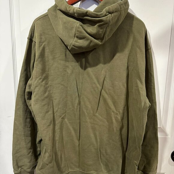 American Eagle Green Hoodie Mens Size X-Large with Pockets 301 - Picture 2 of 3